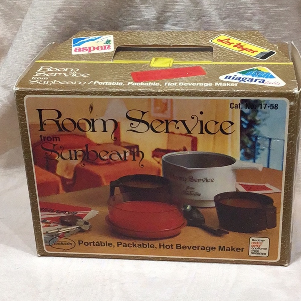 Vintage Room Service hot beverage maker